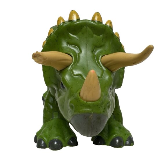 Fisher Price Imaginext Triceratops Jurassic World Dino Riders Dinosaur Lot of 3 - Picture 8 of 12